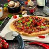 GEFU DARIOSO zestaw nóż do pizzy oraz kamień ze stojakiem prostokątnym zdjęcie dodatkowe 3