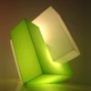 Slide Pzl lampa dekoracyjna, kolor zielony zdjcie dodatkowe 2